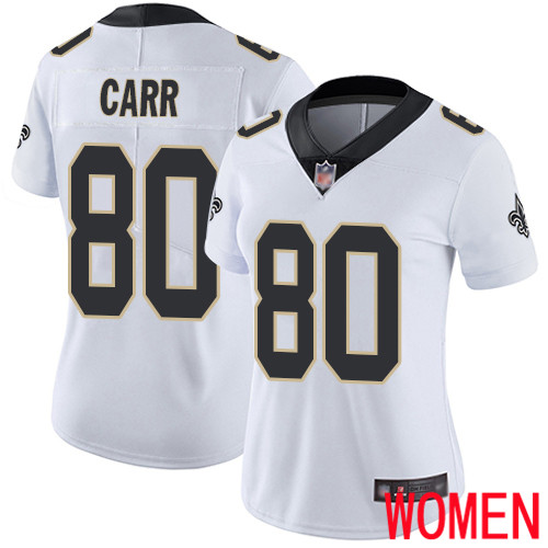 New Orleans Saints Limited White Women Austin Carr Road Jersey NFL Football #80 Vapor Untouchable Jersey->youth nfl jersey->Youth Jersey